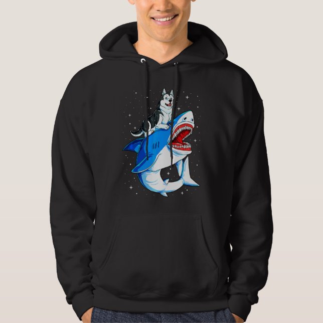 Veste À Capuche Husky Jawsome Chien Galaxy (Devant)