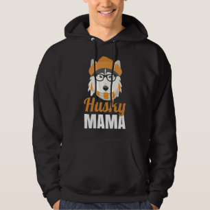 Veste À Capuche Husky Maman Chien Propriétaire Casquette Lunettes