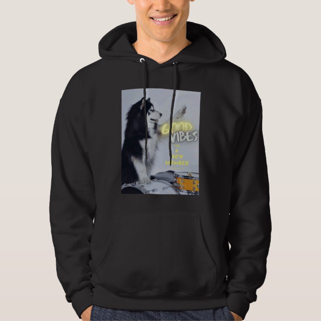 Veste À Capuche Husky Sur Les Tambours (Devant)