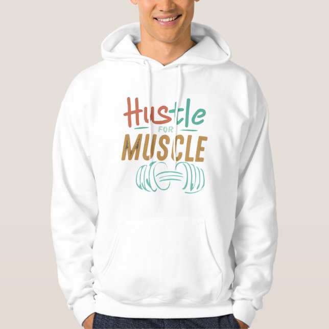 Veste À Capuche Hustle pour Muscle (Devant)