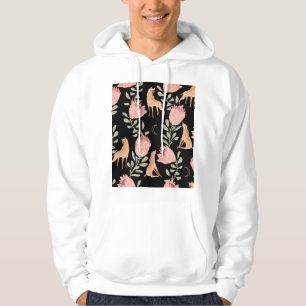 Veste À Capuche Hyena & Protea : Motif Vintage foncé