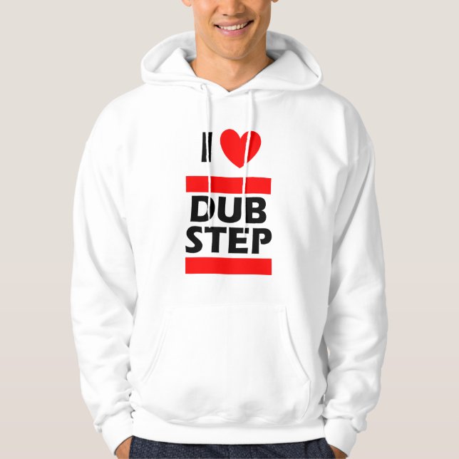 Veste À Capuche I <3 Dubstep (Devant)