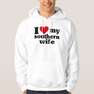 Veste À Capuche I coeur mon épouse du sud