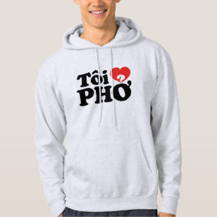 Veste À Capuche I Heart (Love) Pho (Tôi PHỞ)