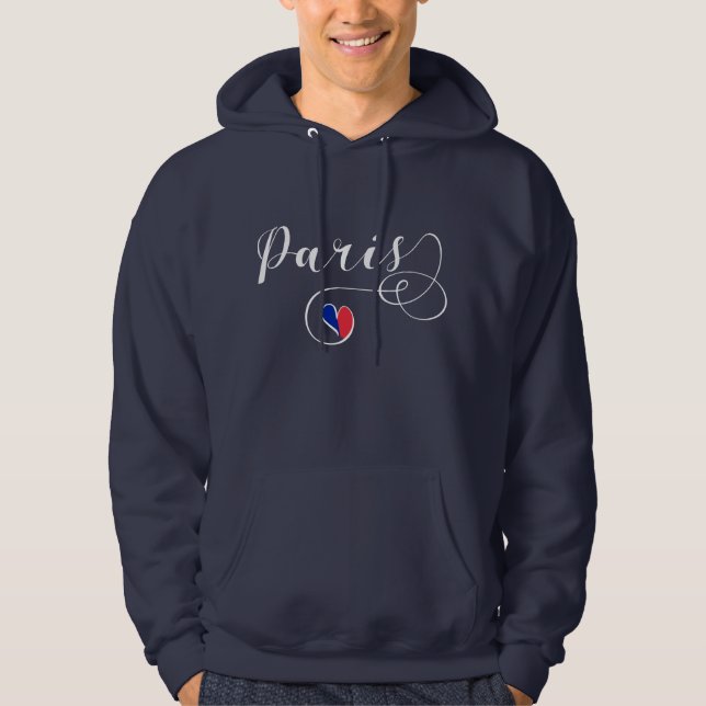 Veste À Capuche I Heart Paris, France (Devant)
