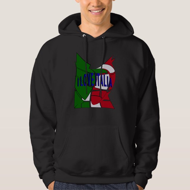 Veste À Capuche I Love Italia (Devant)