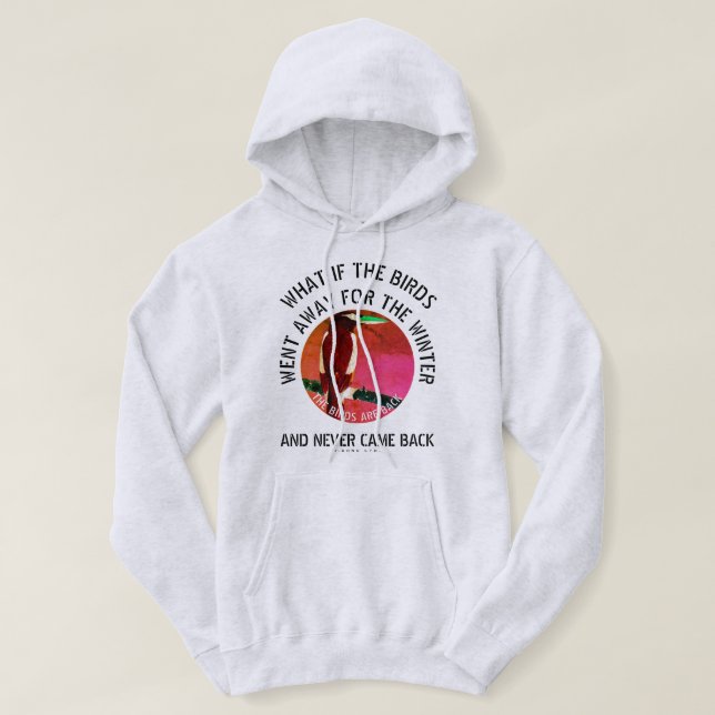 Veste À Capuche IBONELTD. LES OISEAUX SONT DE RETOUR 4dbgr (Design devant)