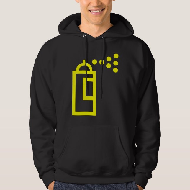 Veste À Capuche Icône de bombe aérosol (Devant)
