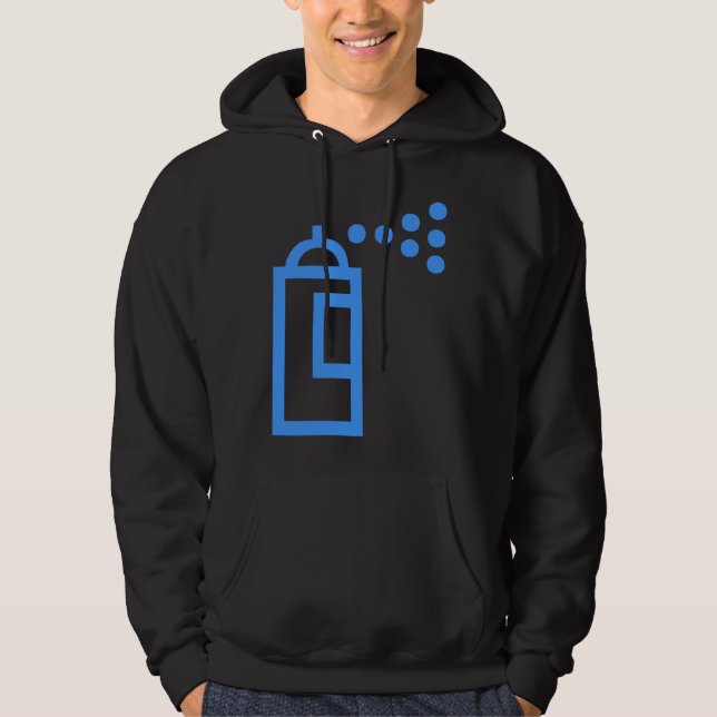 Veste À Capuche Icône de bombe de peinture (Devant)