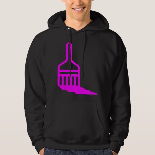 Veste À Capuche Icône Pinceau (Devant)