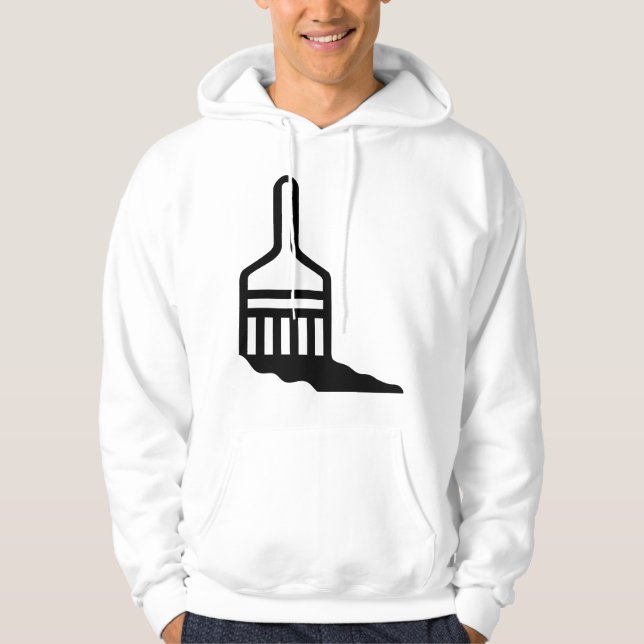 Veste À Capuche Icône Pinceau (Devant)