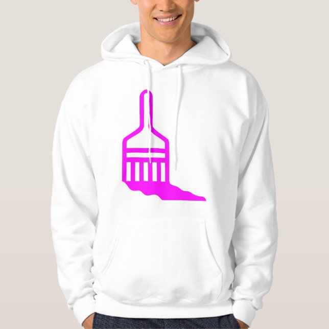 Veste À Capuche Icône Pinceau (Devant)