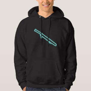 Veste À Capuche Idée au néon de cadeau de musicien de T-shirt de