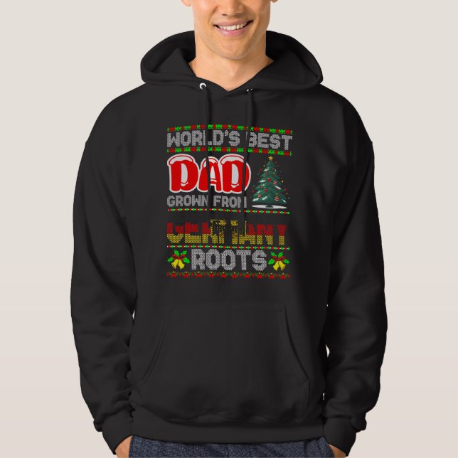 Veste À Capuche Idée de cadeau de Noël pour papa Allemagne Pull Ug (Devant)