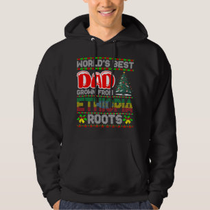 Veste À Capuche Idée de cadeau de Noël pour papa en Éthiopie Pull