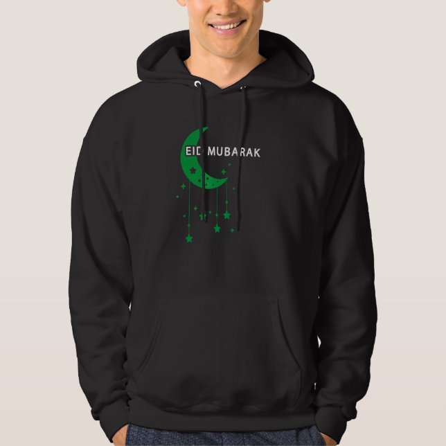 Veste À Capuche Idée de l'Aïd Moubarak (Devant)