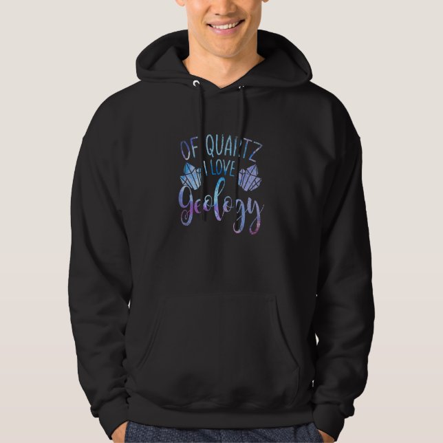 Veste À Capuche Idée de science Géologie (Devant)