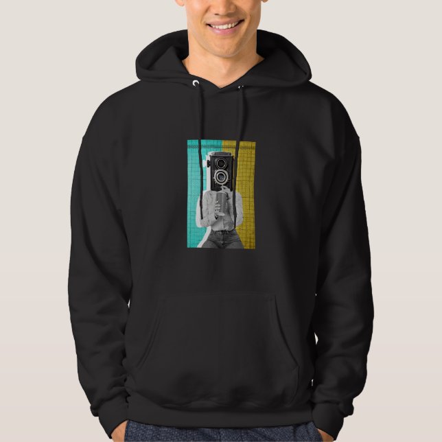Veste À Capuche Idée d'illustration de photo abstraite cool Graphi (Devant)