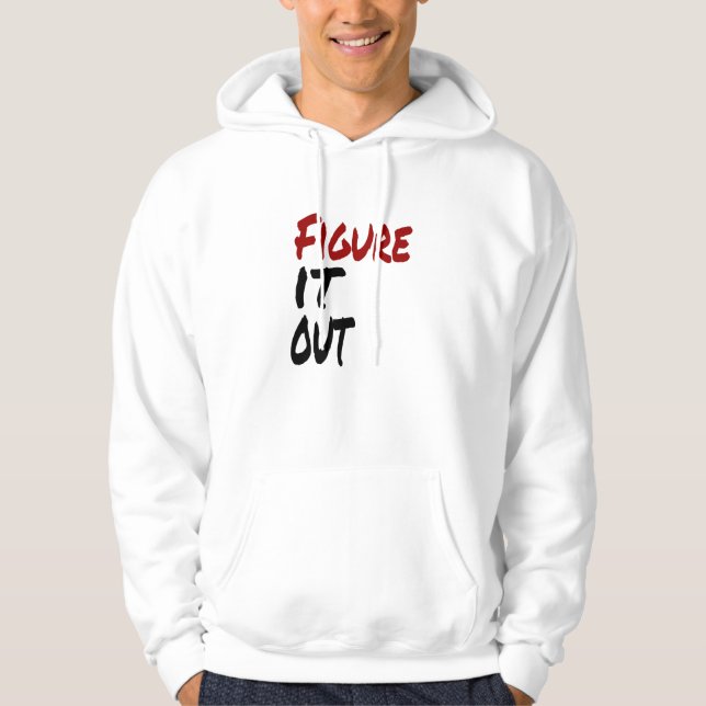 Veste À Capuche IDÉE, Humour drôle (Devant)