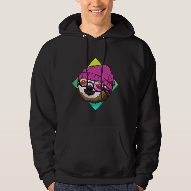Veste À Capuche Idées de fentes mignonnes Hipster (Devant)