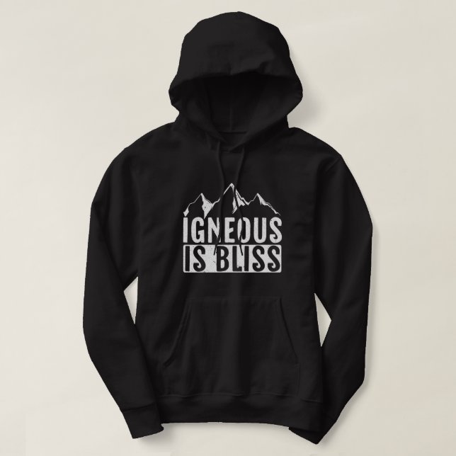 Veste À Capuche Igneous est le géologue Bliss Rockhound Rock Colle (Design devant)