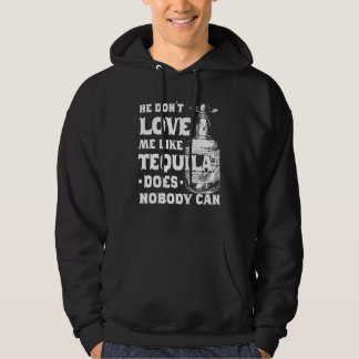 Veste À Capuche Il Ne M'Aime Pas Comme Tequila Ne Peut Cinco