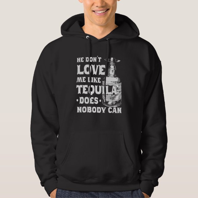 Veste À Capuche Il Ne M'Aime Pas Comme Tequila Ne Peut Cinco (Devant)