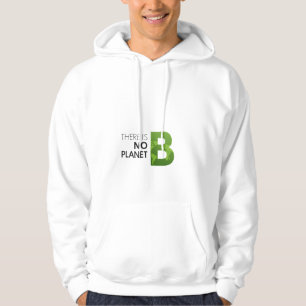 Veste À Capuche Il n'y a pas de planète B - Typographie de la Terr
