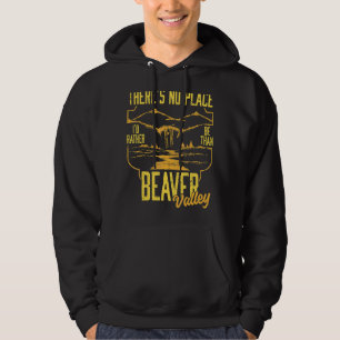 Veste À Capuche Il n'y a pas d'endroit où je préfère être que Beav