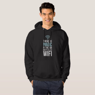 Veste À Capuche Il y a magique dans le ciel appelé Wi-Fi