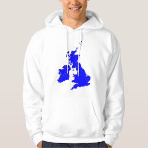 Veste À Capuche Îles Britanniques en bleu