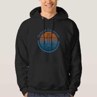Veste À Capuche Îles Caïmans Vintage Marin Ancre Voile Gran