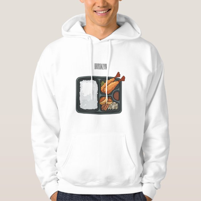 Veste À Capuche Illustration de Bento (Devant)