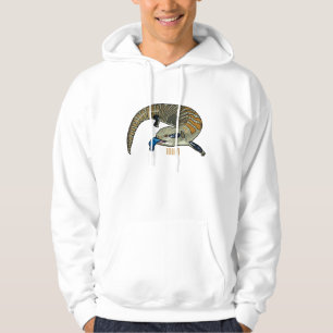 Veste À Capuche Illustration de cartoon de skink à langue bleue
