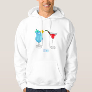 Veste À Capuche Illustration de cocktail