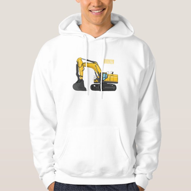 Veste À Capuche Illustration de la pelle Crawler (Devant)