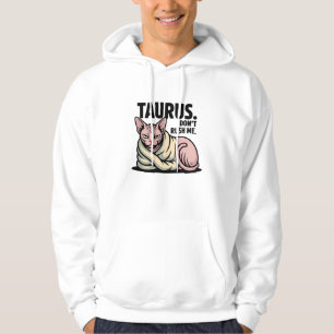 Veste À Capuche Illustration de l'attitude du zodiaque du chat Sph