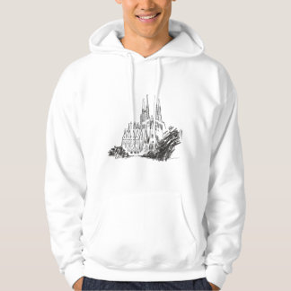 Veste À Capuche Illustration de l'esquisse de la Sagrada Familia