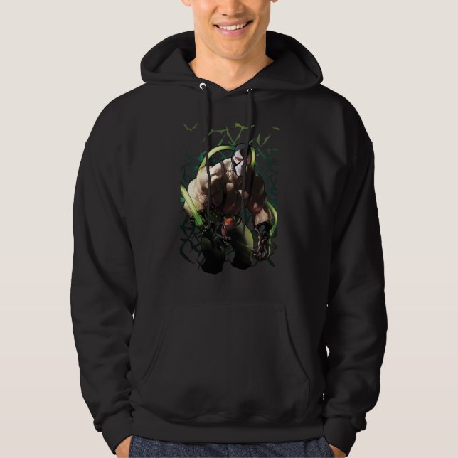 Veste À Capuche Illustration de l'essaim de chauves-souris de Batm (Devant)
