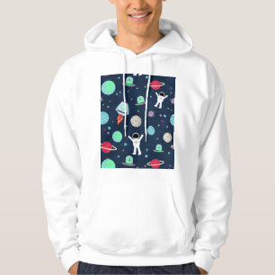 Veste À Capuche Illustration de motif spatial