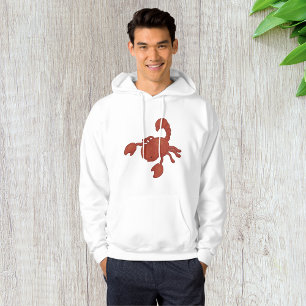 Veste À Capuche Illustration de scorpion rouge