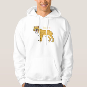 Veste À Capuche Illustration de tigre à dents de sabre