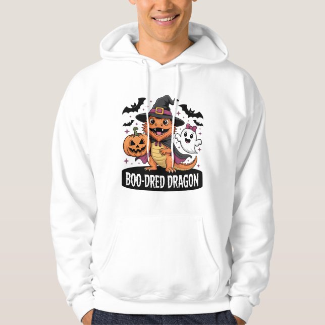 Veste À Capuche Illustration d'Halloween Dragon Boo-Dred (Devant)