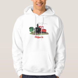 Veste À Capuche Illustration d'une locomotive à vapeur mûre
