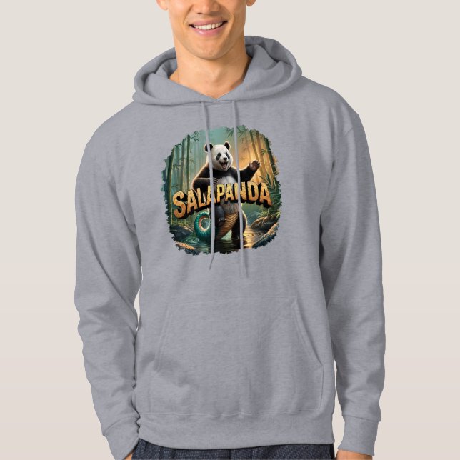 Veste À Capuche Illustration Salapanda Combo Créature Drôle (Devant)