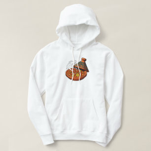 Veste À Capuche Illustration vibrante de tagine marocain fumant