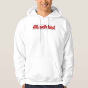 Veste À Capuche "#iLovePoland" Joli design. Acheter maintenant