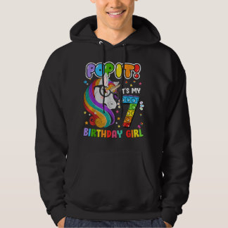 Veste À Capuche I'm 7 Years Old 7th Birthday Unicorn Girls Pop It 