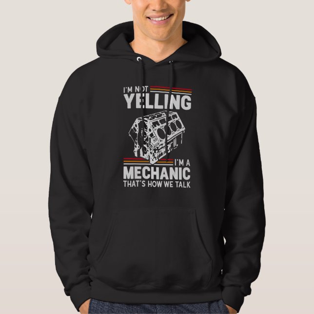 Veste À Capuche I'm Not Yelling I'm A (Devant)