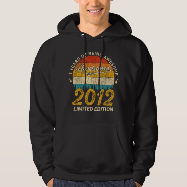 Veste À Capuche Incroyable depuis 2012 Edition Limitée Cadeau d'an (Devant)